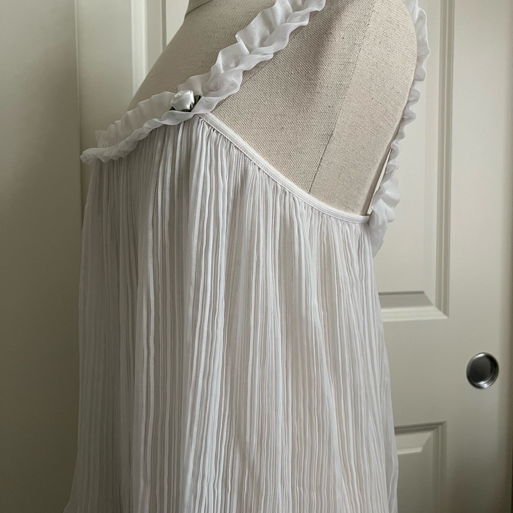 Victoria's Secret White Pleated Dress - Picture 3 of 7